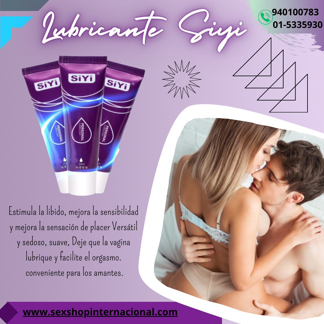 LUBRICANTE SIYI MEJORA LA SENSIBILIDAD Y EL PLACER 